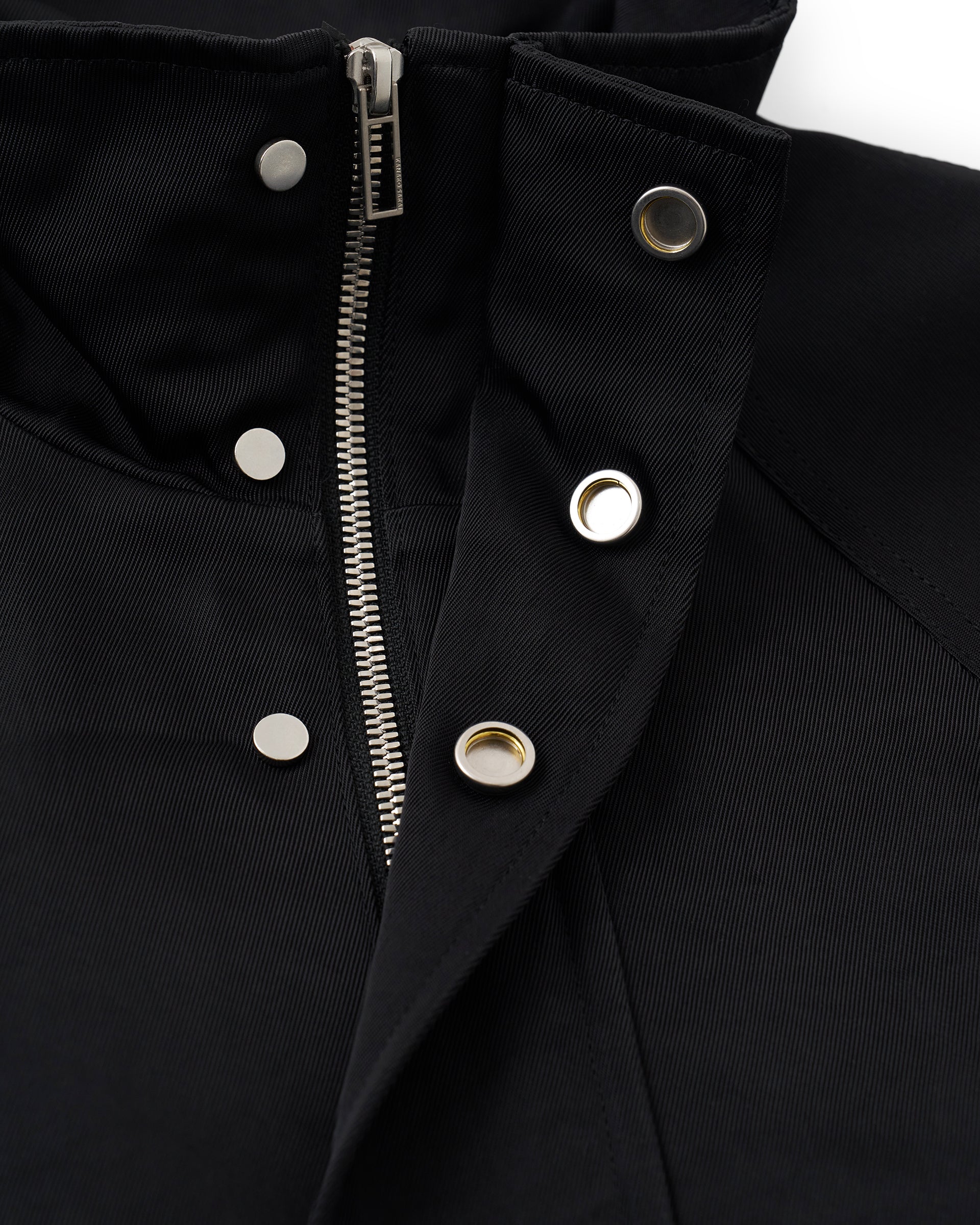 KANAKO SAKAI】ナイロンボンバー ブラック | 日本製 ボンバー