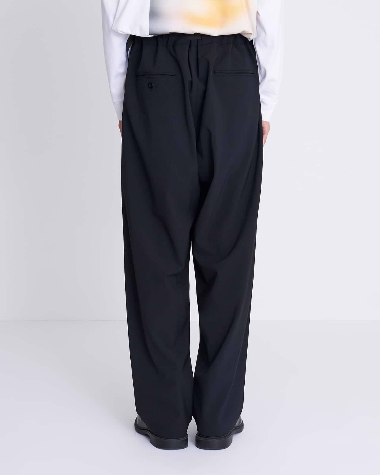 【25AW】テープベルト1タックパンツ