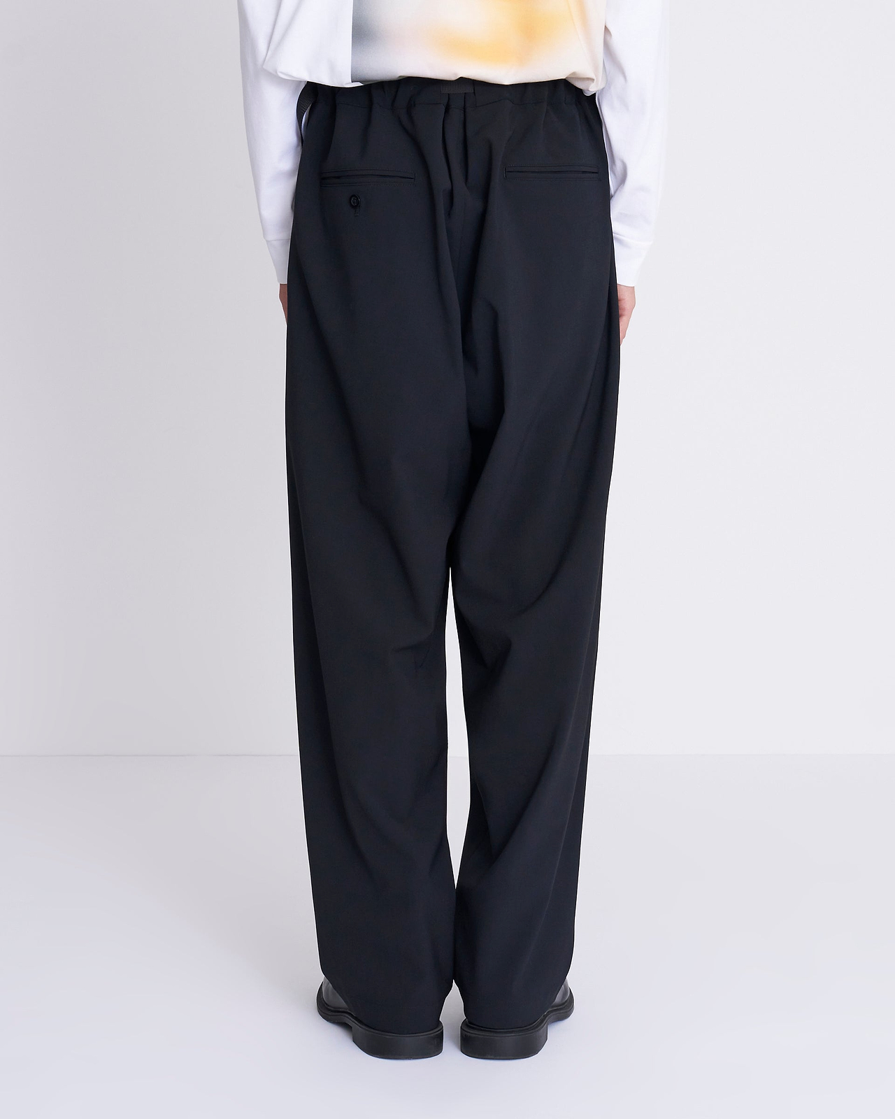 【25AW】テープベルト1タックパンツ