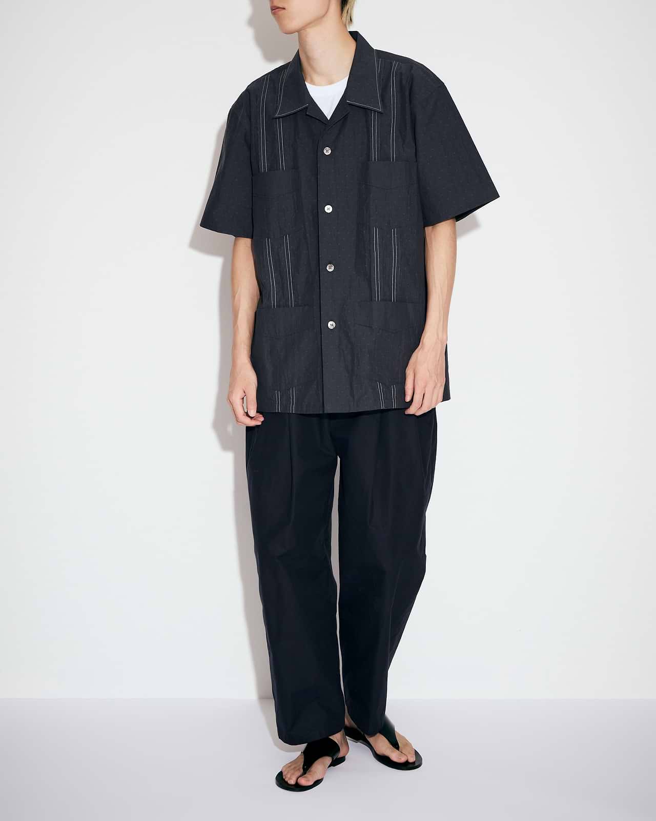 着用カラー ダークネイビー/身長175cm(スタッフスナップ)