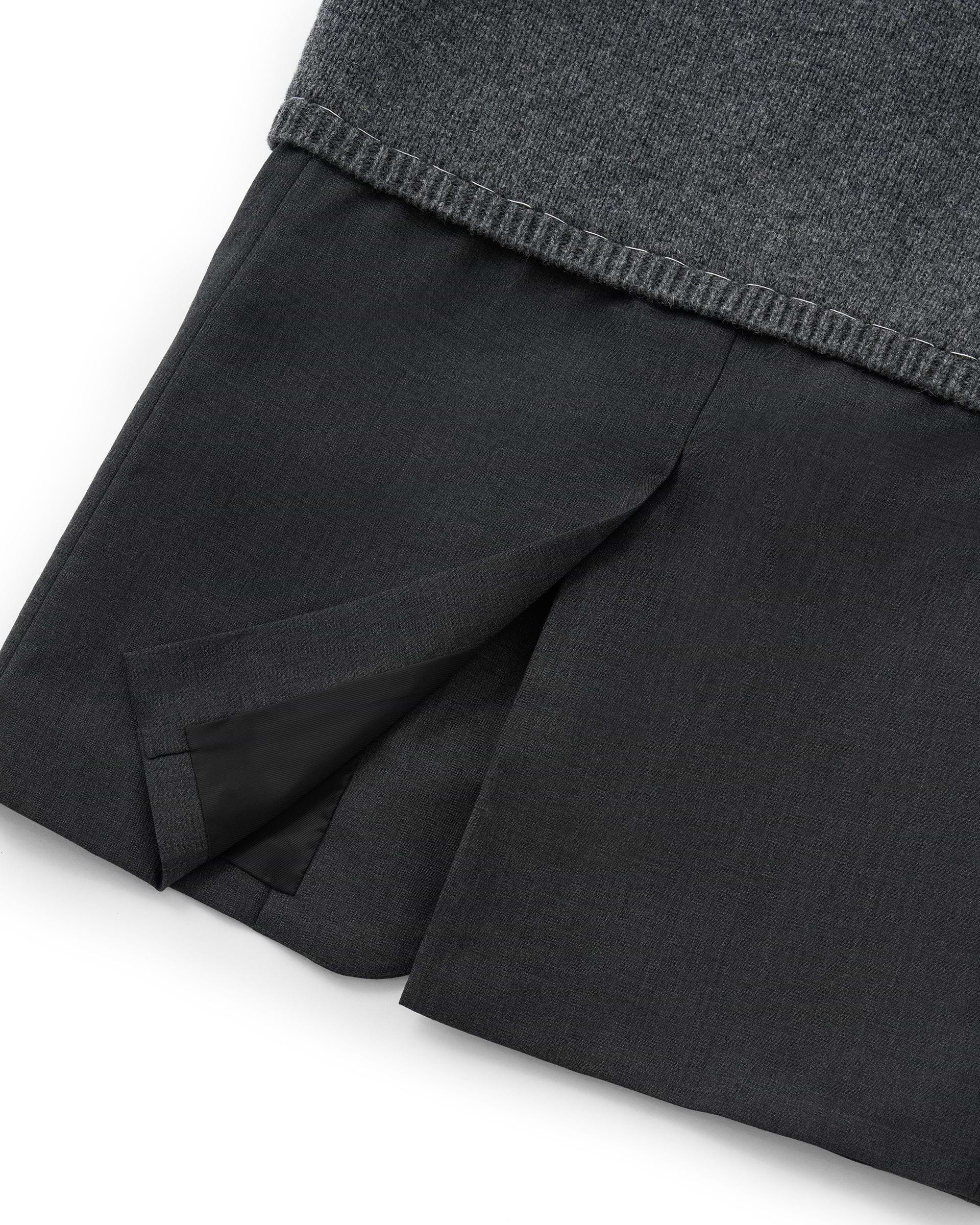 INSCRIRE】ハイブリッドジャケット グレー | 日本製 カーディガン