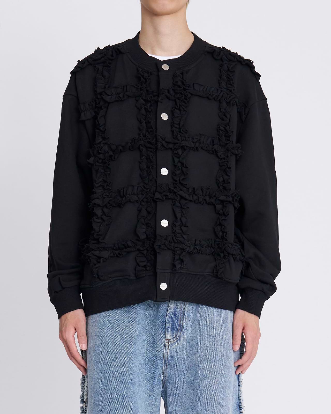 【25AW】ラッフルジャージーカーディガン
