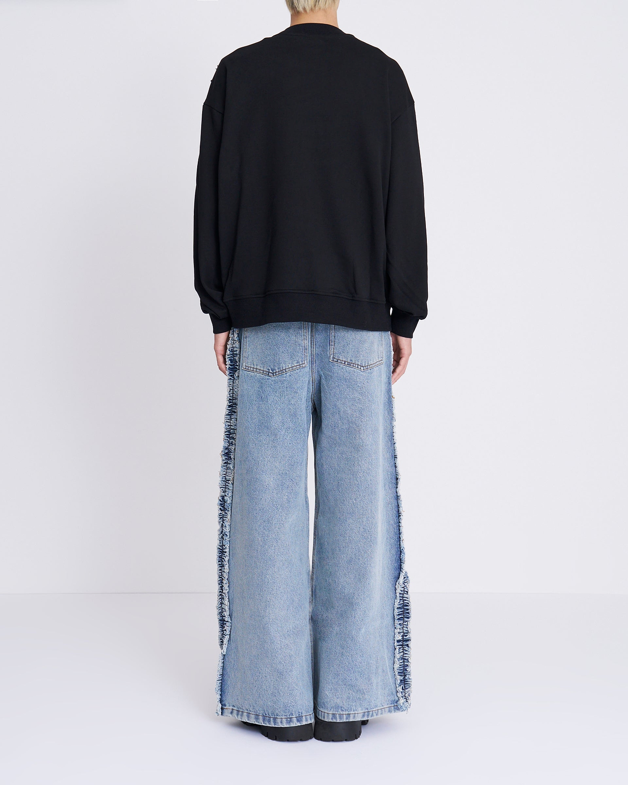 【25AW】ラッフルジャージーカーディガン
