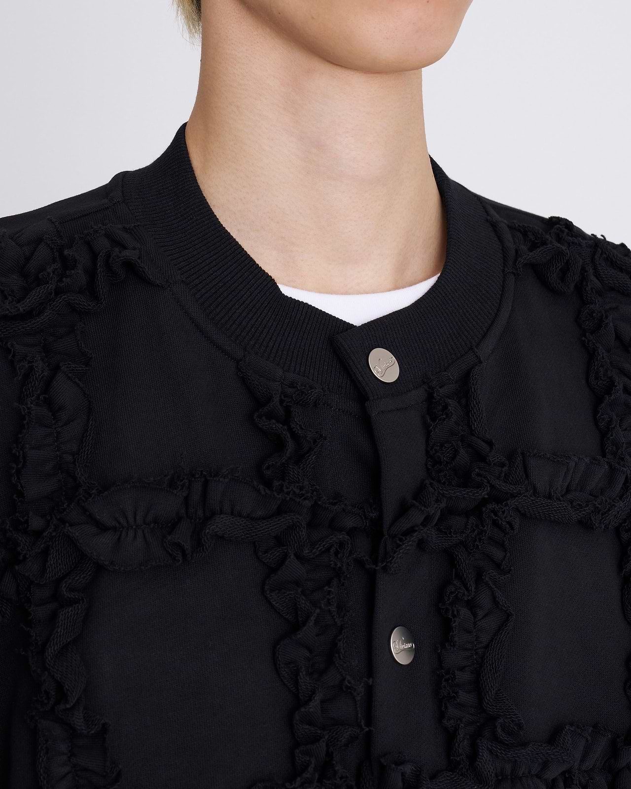【25AW】ラッフルジャージーカーディガン