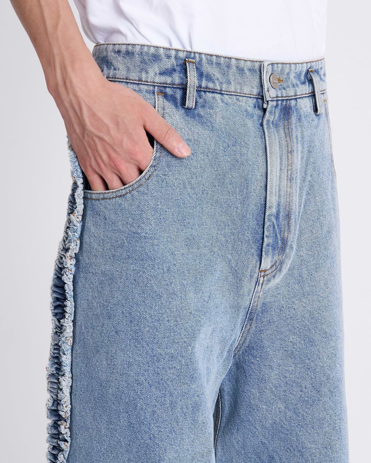 【25AW】ラッフルデニムパンツ