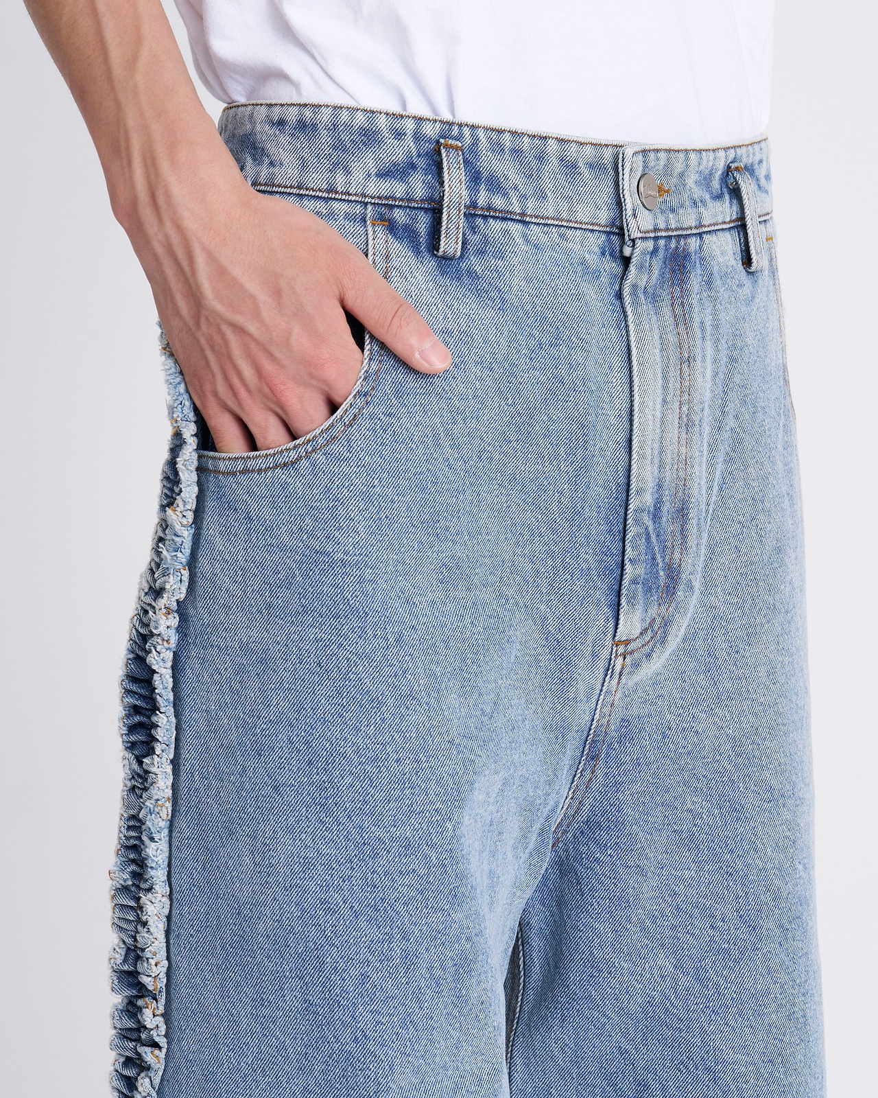 【25AW】ラッフルデニムパンツ