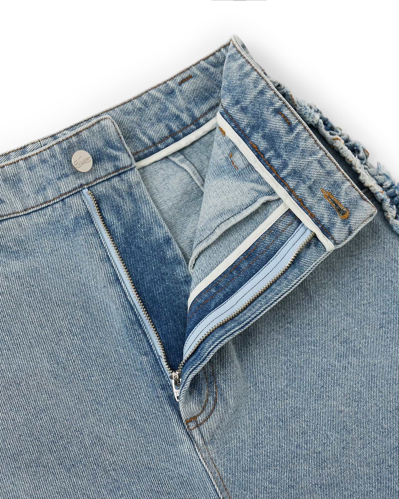 【25AW】ラッフルデニムパンツ