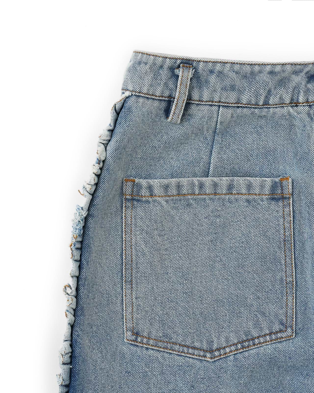 【25AW】ラッフルデニムパンツ