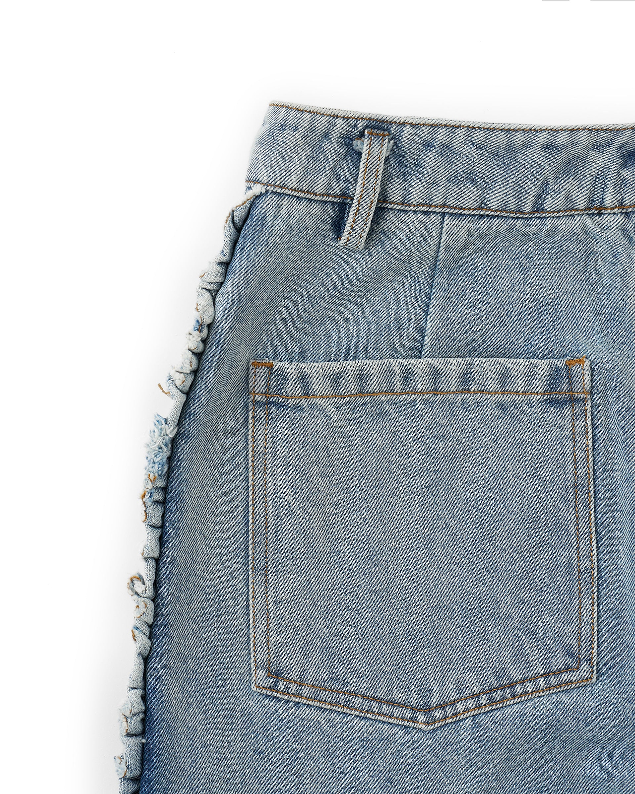【25AW】ラッフルデニムパンツ