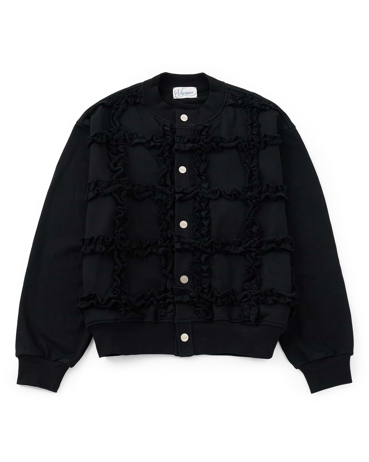 【25AW】ラッフルジャージーカーディガン