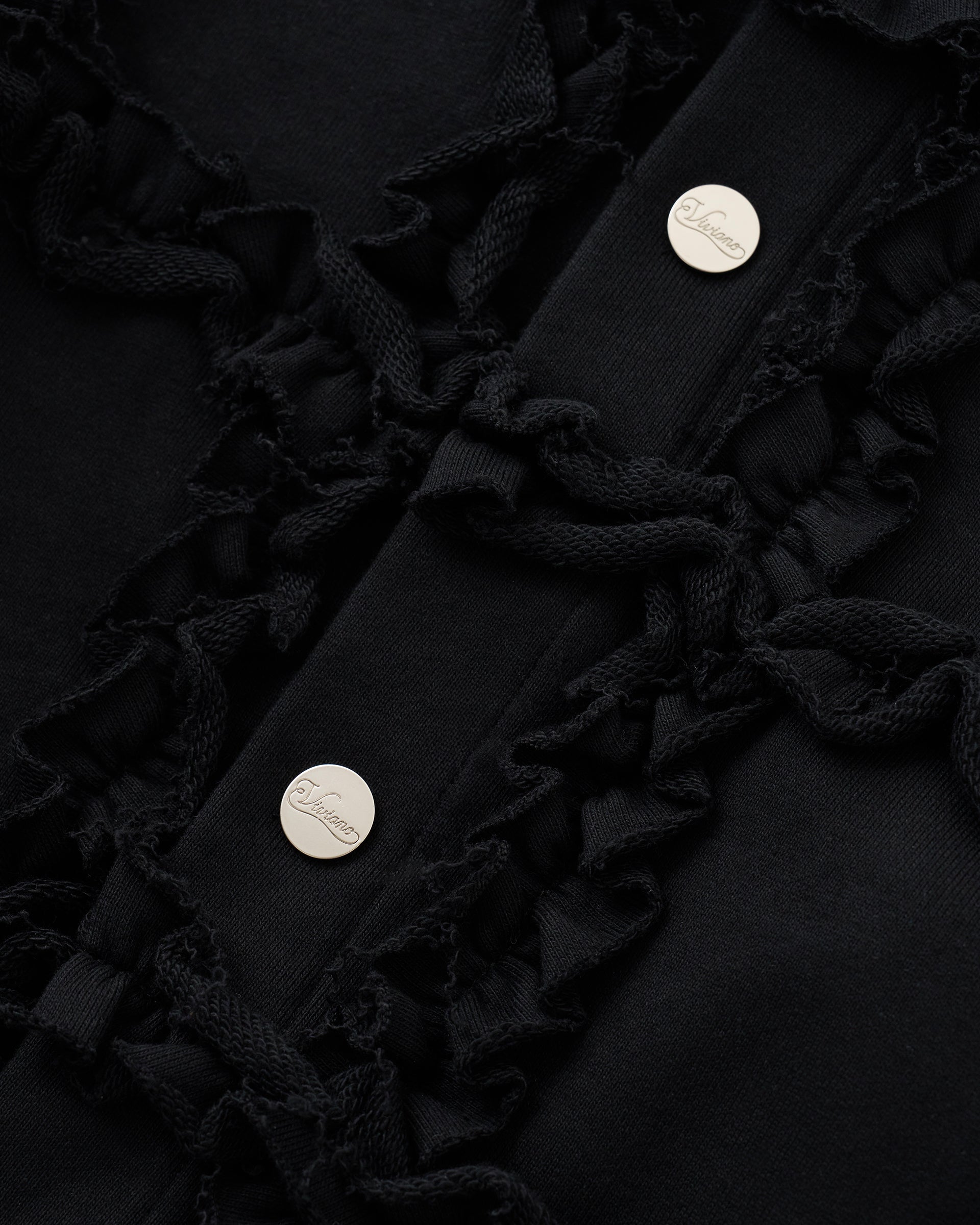 【25AW】ラッフルジャージーカーディガン