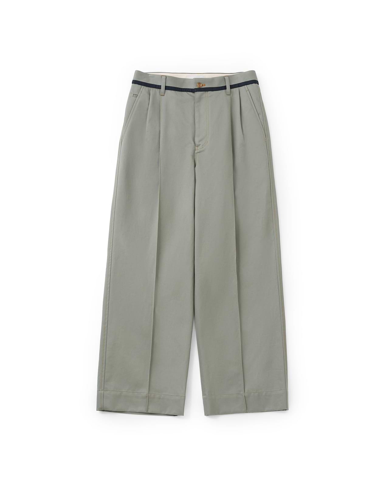 【25AW】カラーステッチトラウザーズ