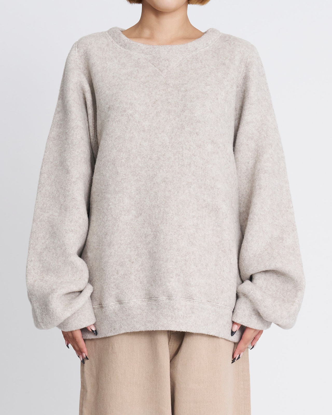 【25AW】オーバーサイズアーマースウェット