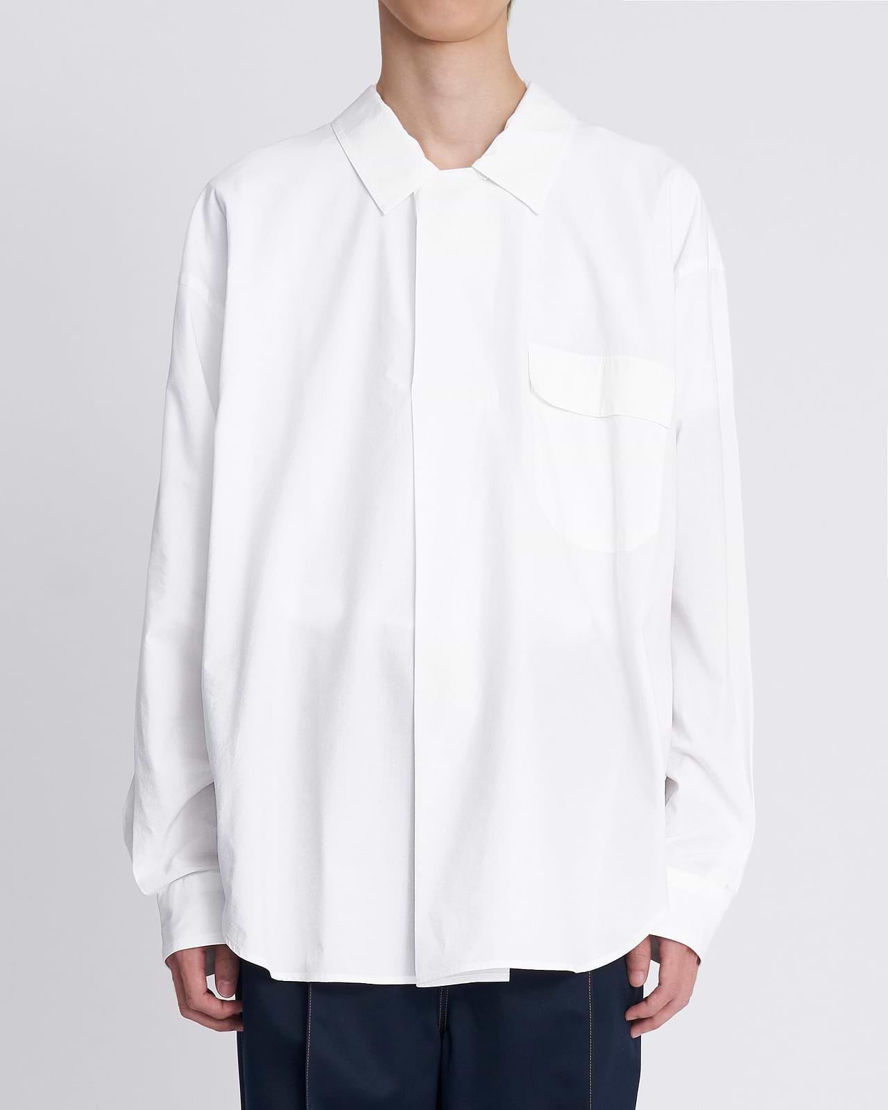 【25AW】ラップ P/O シャツ