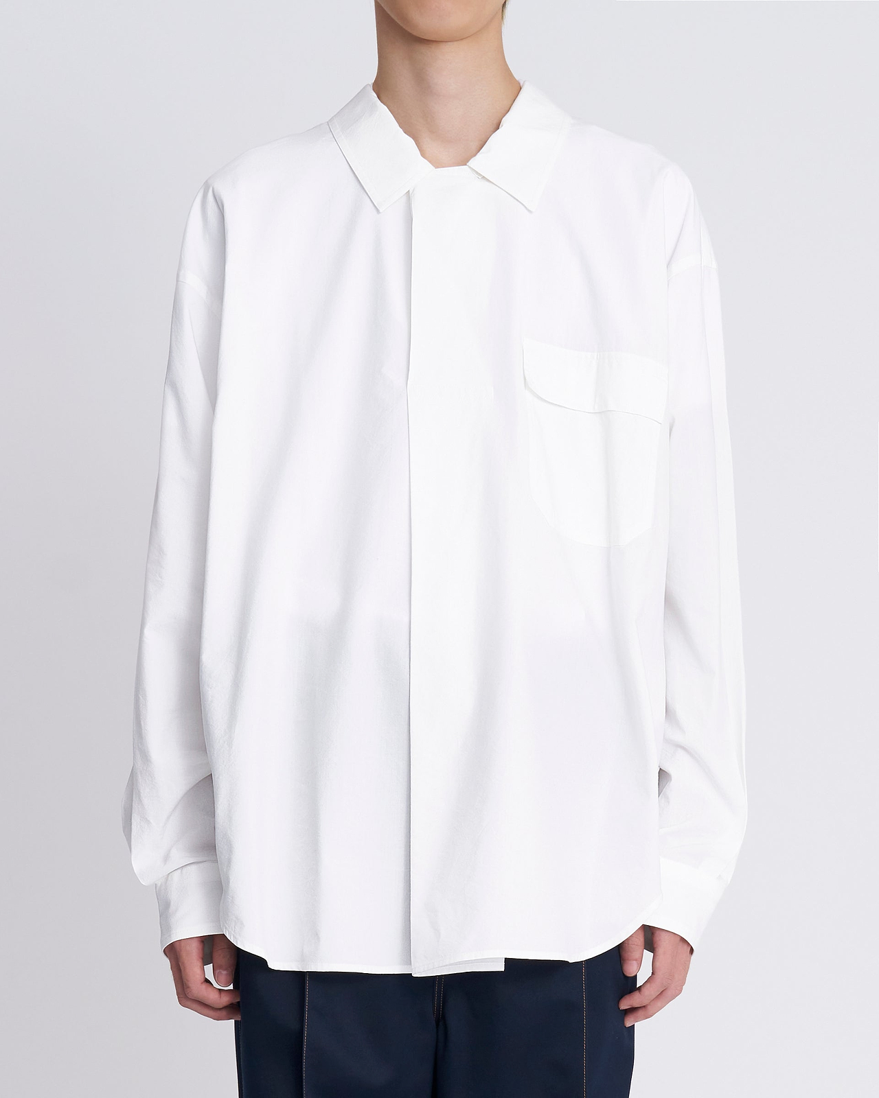 【25AW】ラップ P/O シャツ