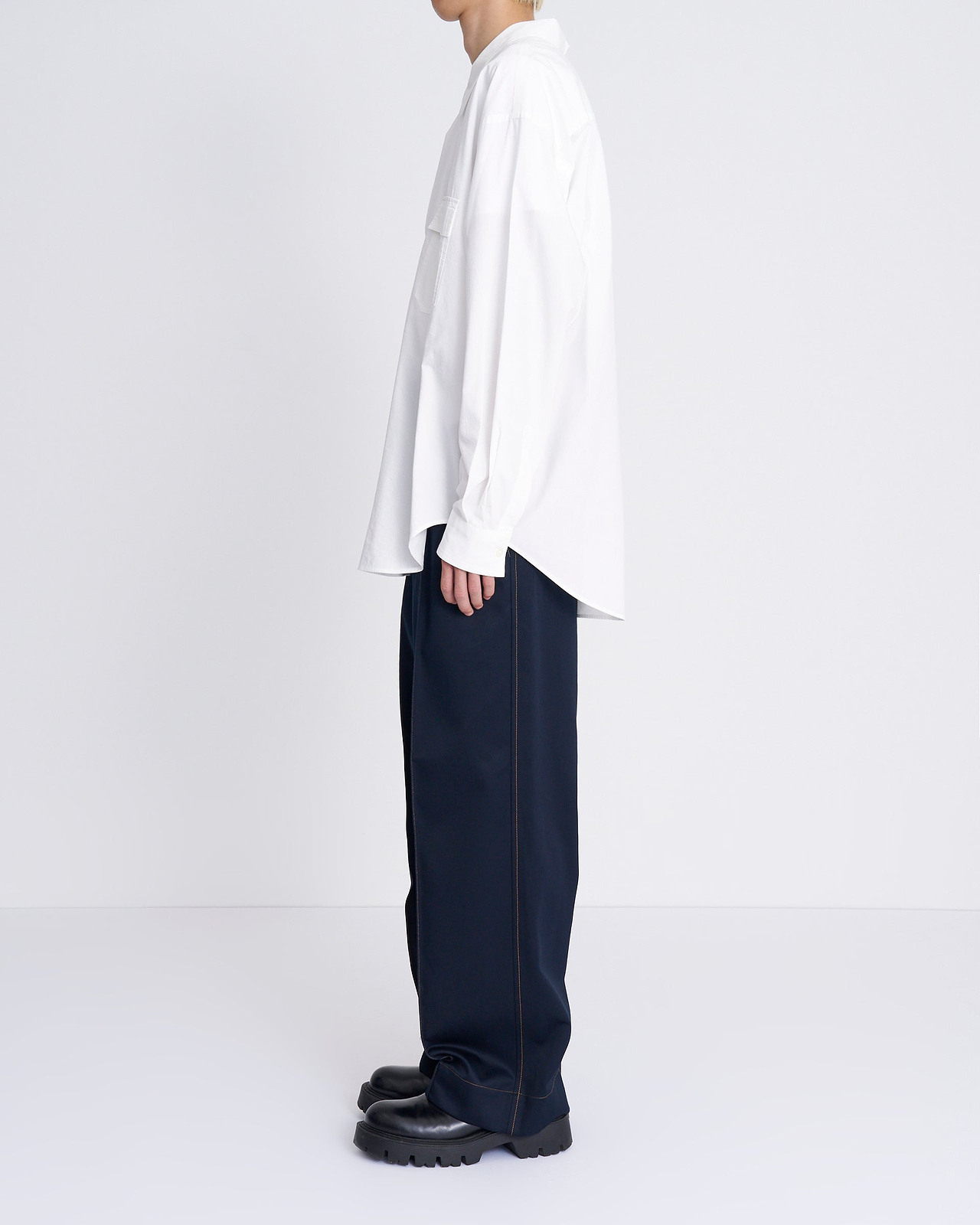 【25AW】ラップ P/O シャツ