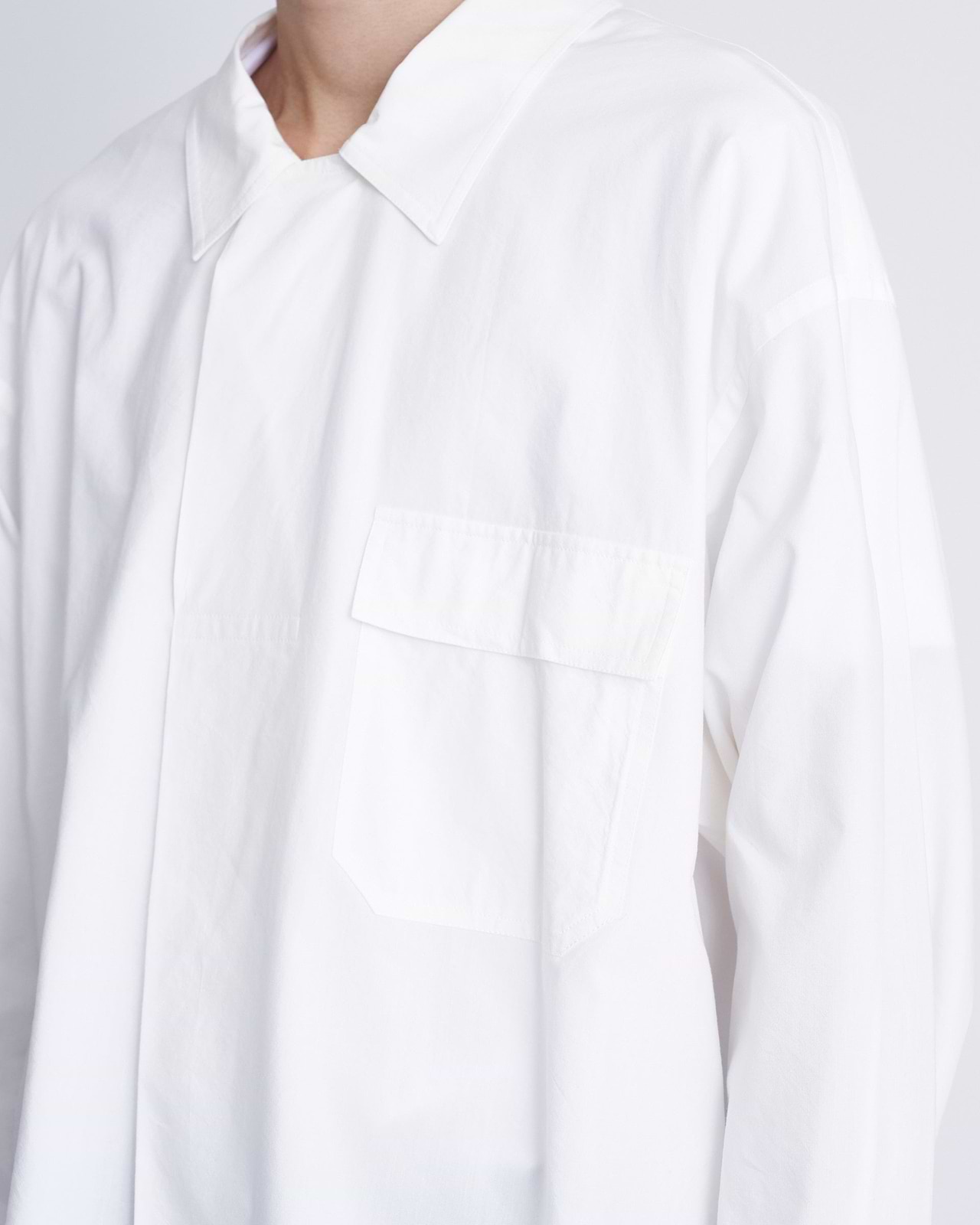 【25AW】ラップ P/O シャツ