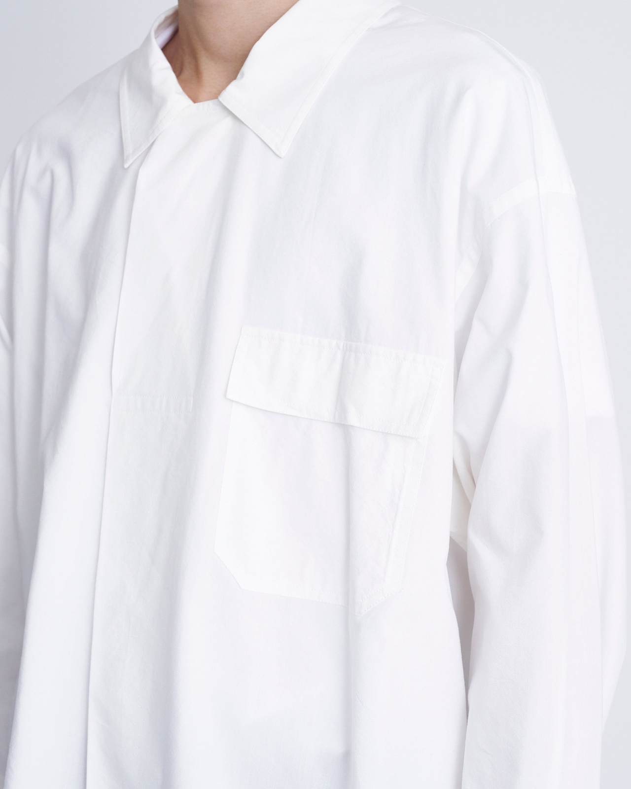 【25AW】ラップ P/O シャツ
