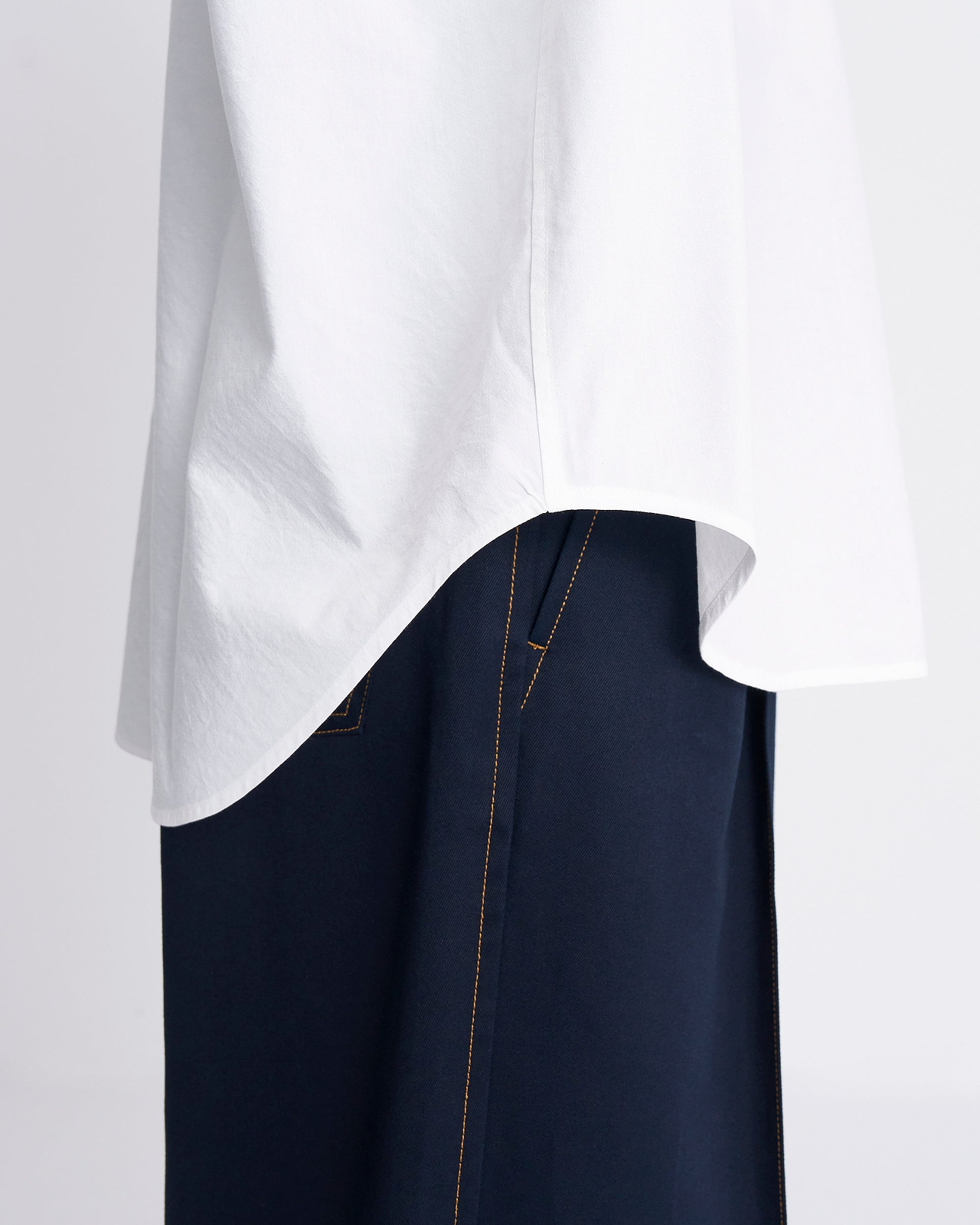 【25AW】ラップ P/O シャツ