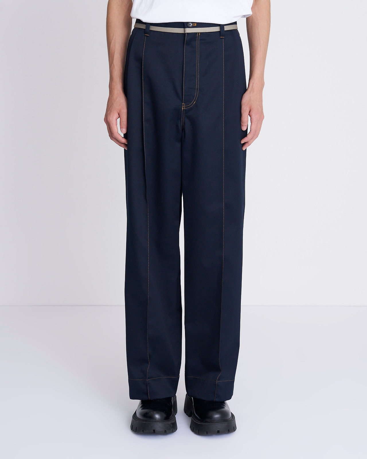 【25AW】カラーステッチトラウザーズ