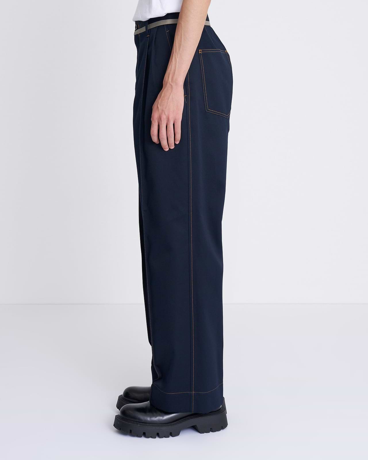 【25AW】カラーステッチトラウザーズ