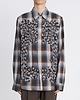 【25AW】チェックエンブロイダリーシャツ