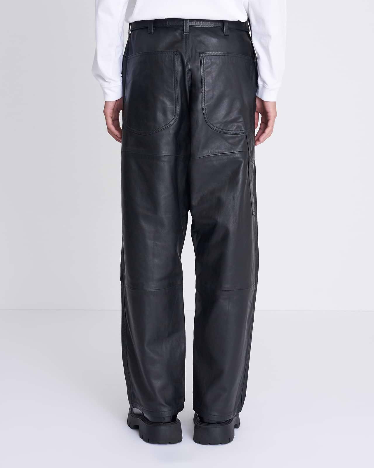 【25AW】レザーペインターパンツ
