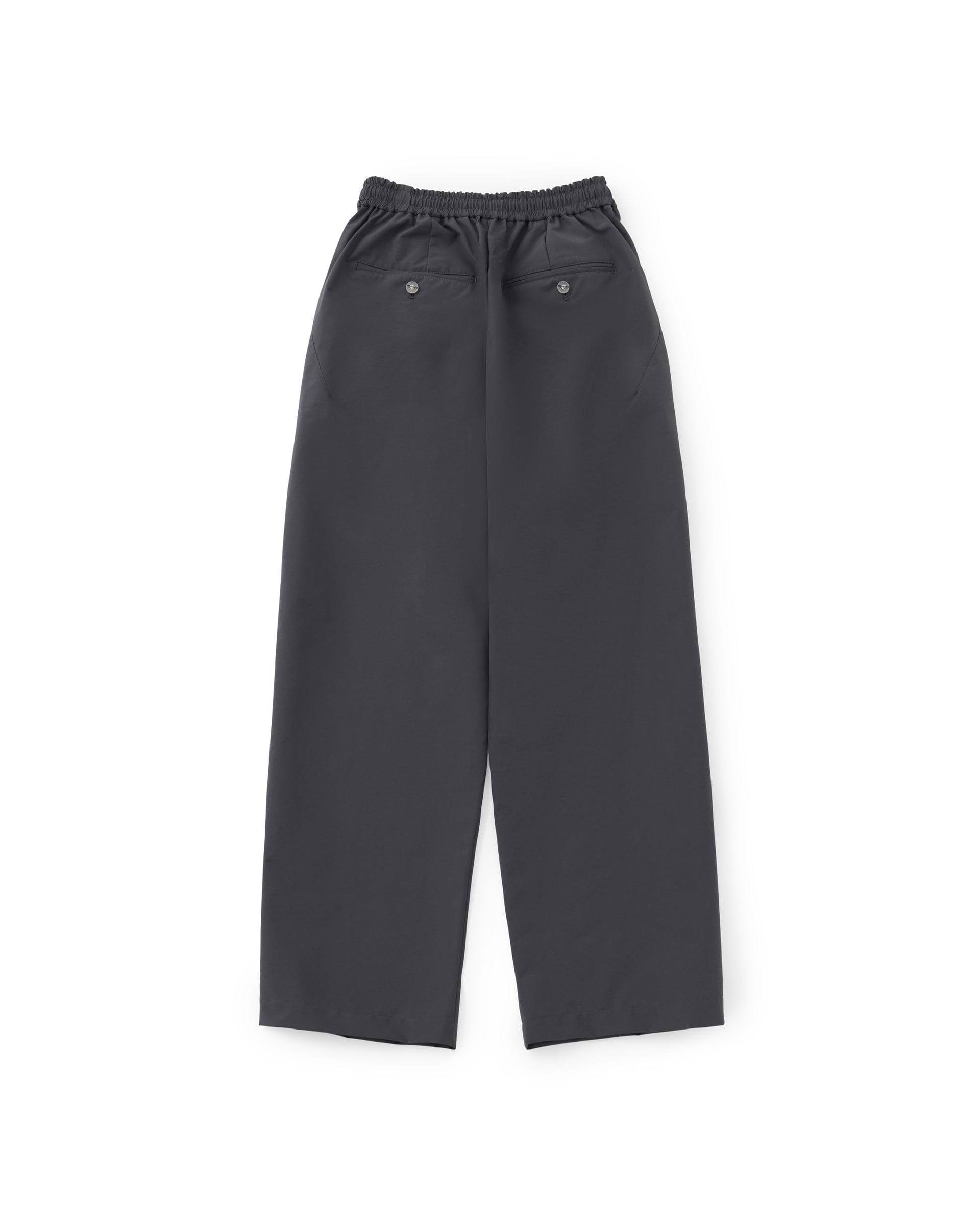 yoshiokubo タック ワイド パンツ ブラック yoshiokubo（ヨシオクボ）の「yoshiokubo ヨシオクボ / NEW