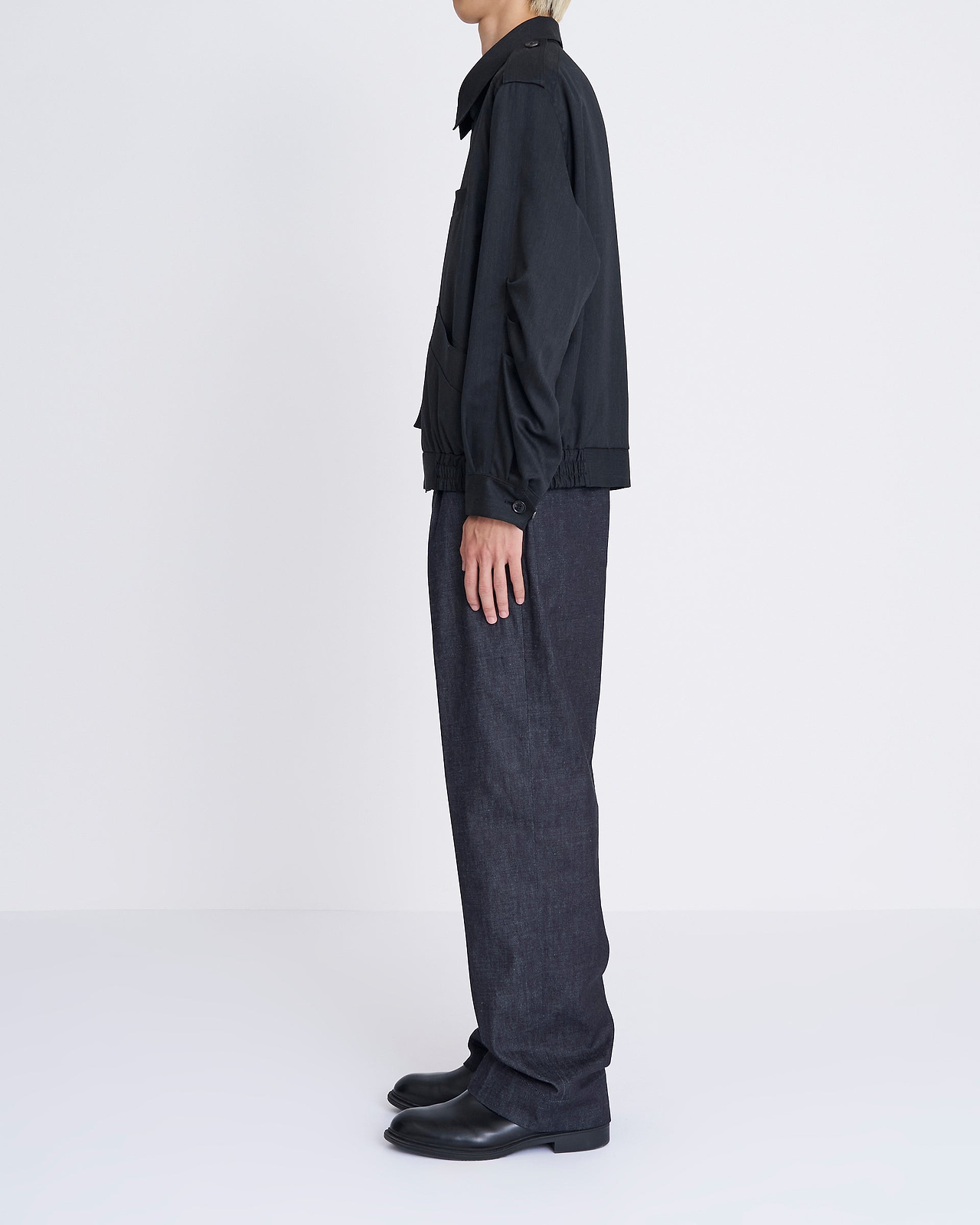 【25AW】エポレットジップアップブルゾン