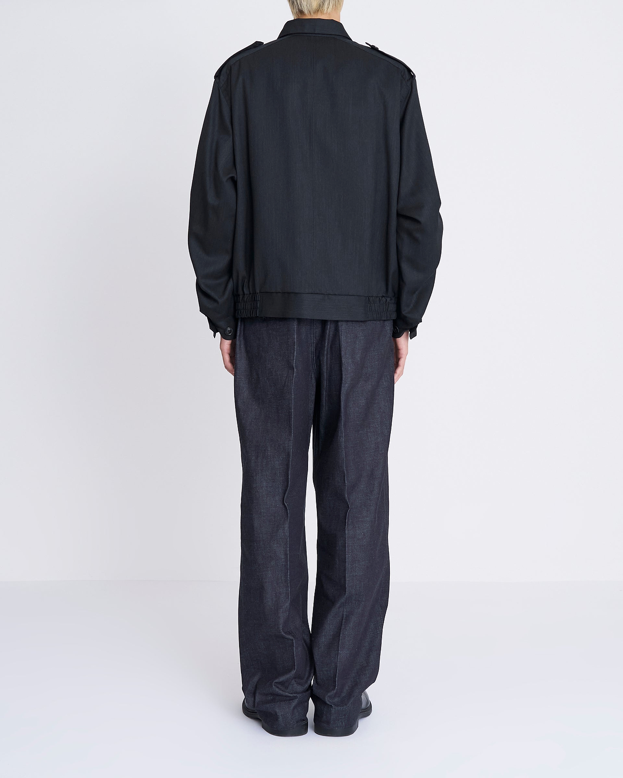 【25AW】エポレットジップアップブルゾン
