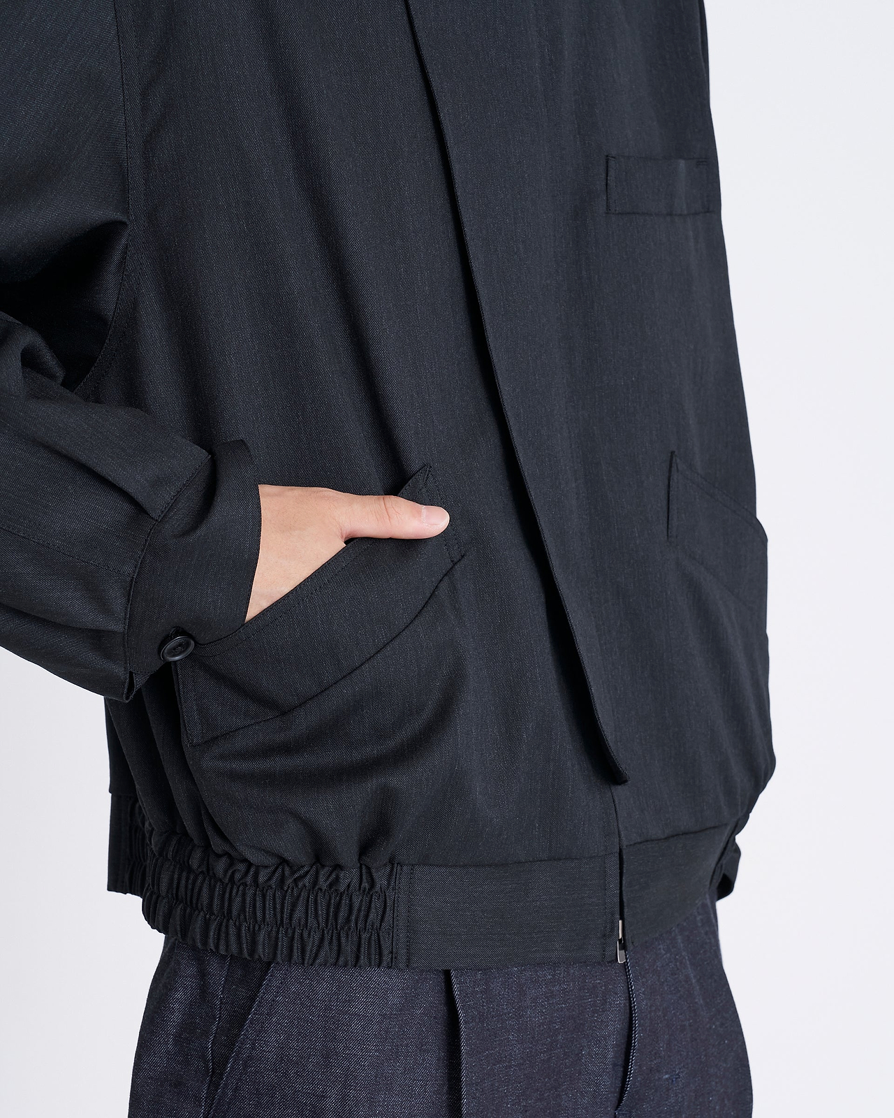 【25AW】エポレットジップアップブルゾン
