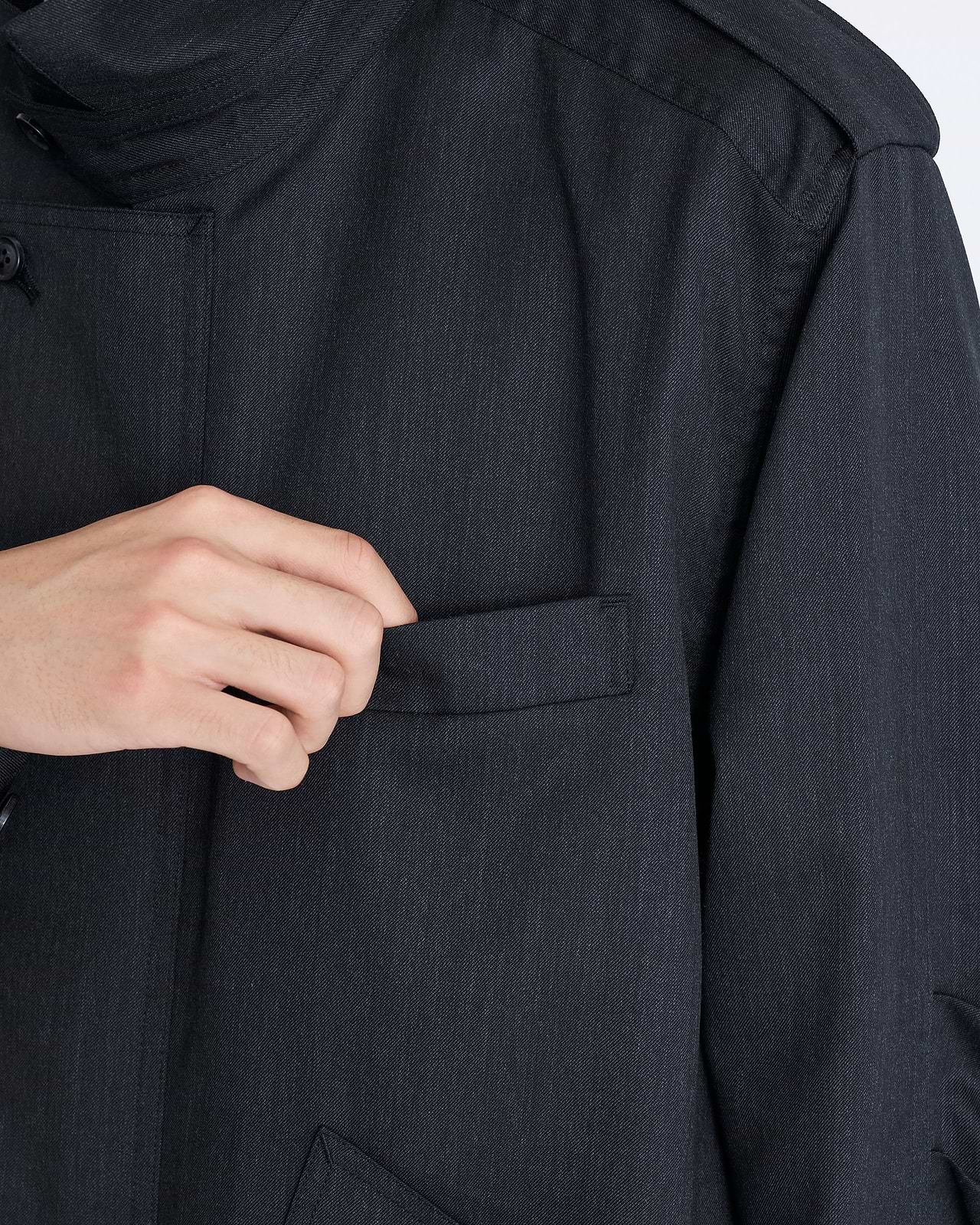 【25AW】エポレットジップアップブルゾン