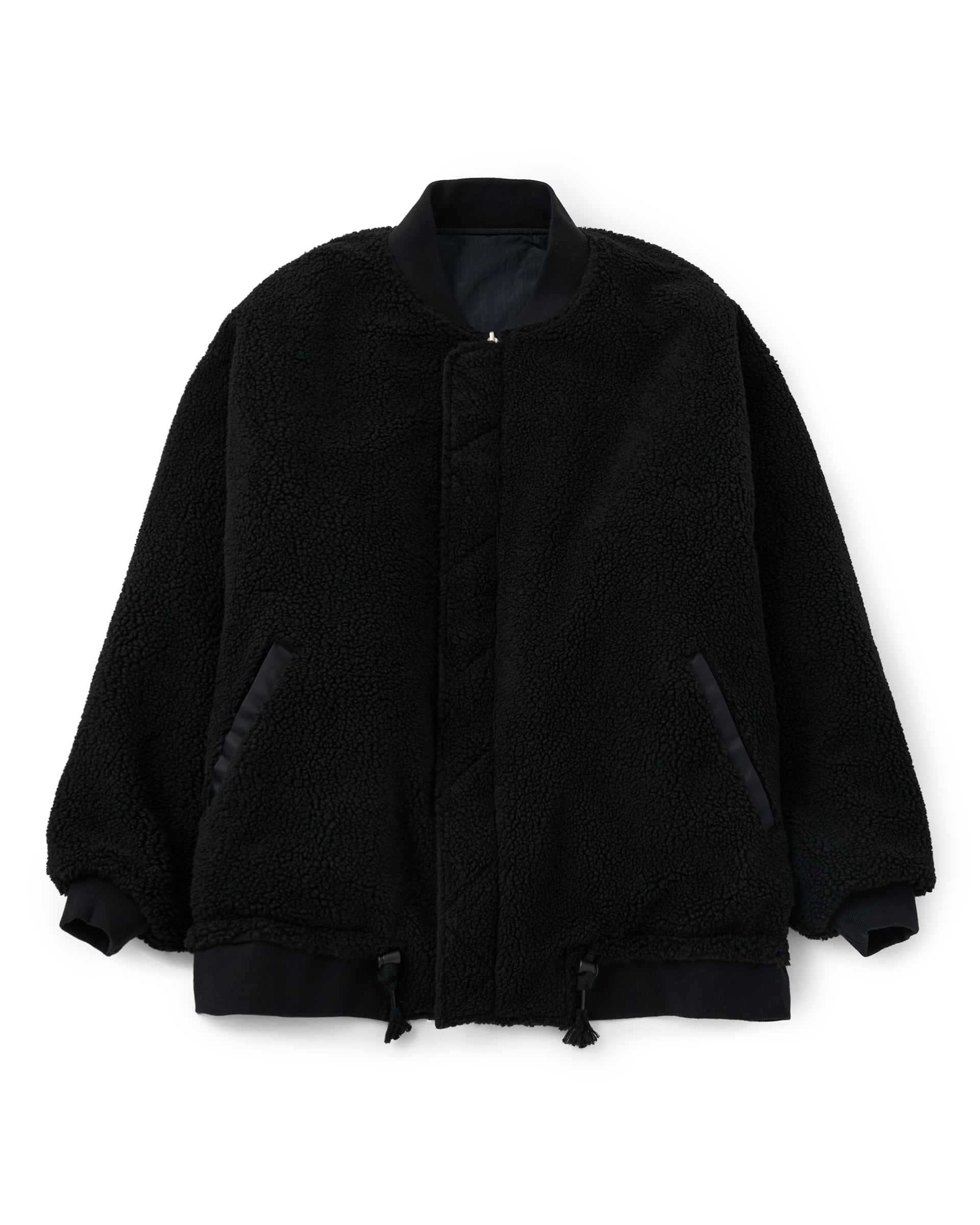 ナナナサーカ×ビューティー＆ユース　コラボ　MA-1 黒　リメイク　ボンバー袖 ナナナサーカ×ビューティー＆ユース コラボ MA-1 黒 リメイク