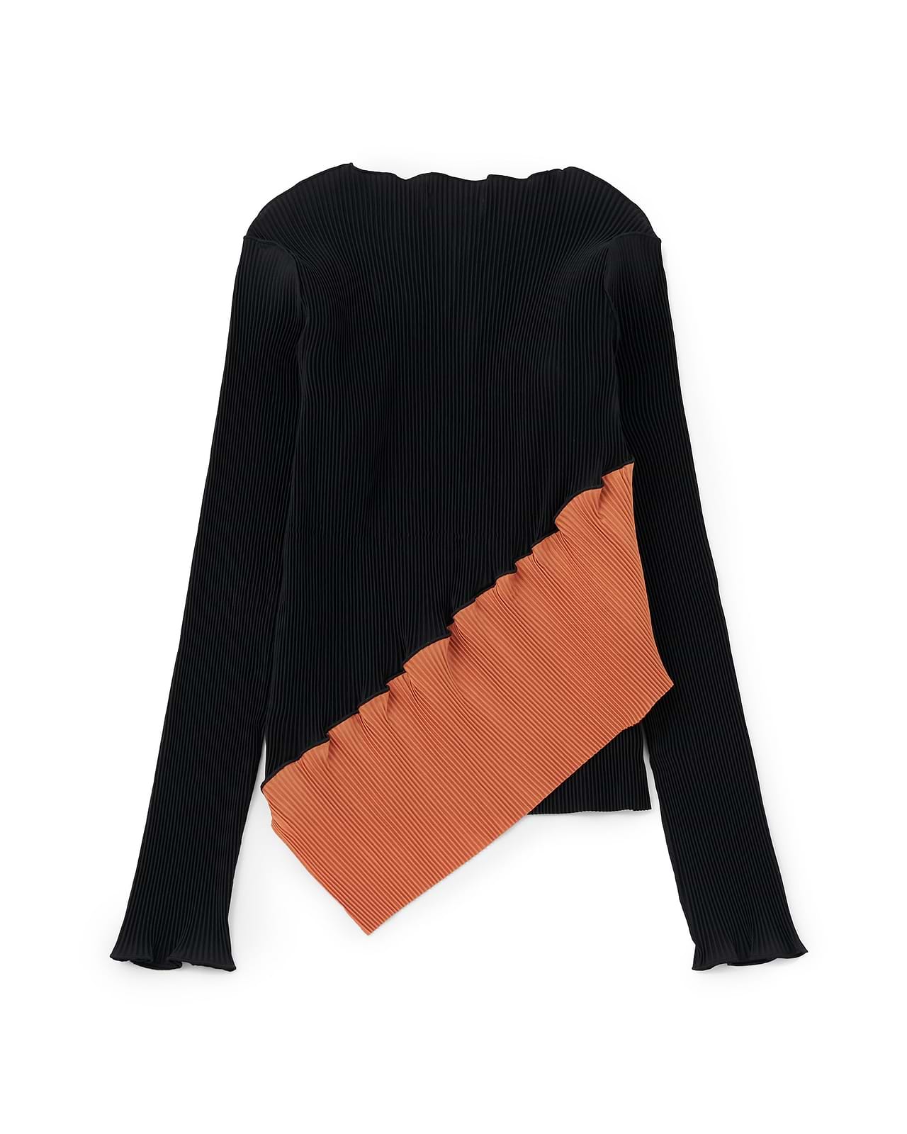 【25AW】スパイラルウェーブロングスリーブトップ