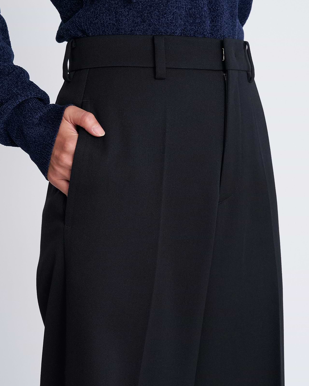 【25AW】ウールワイドトラウザー