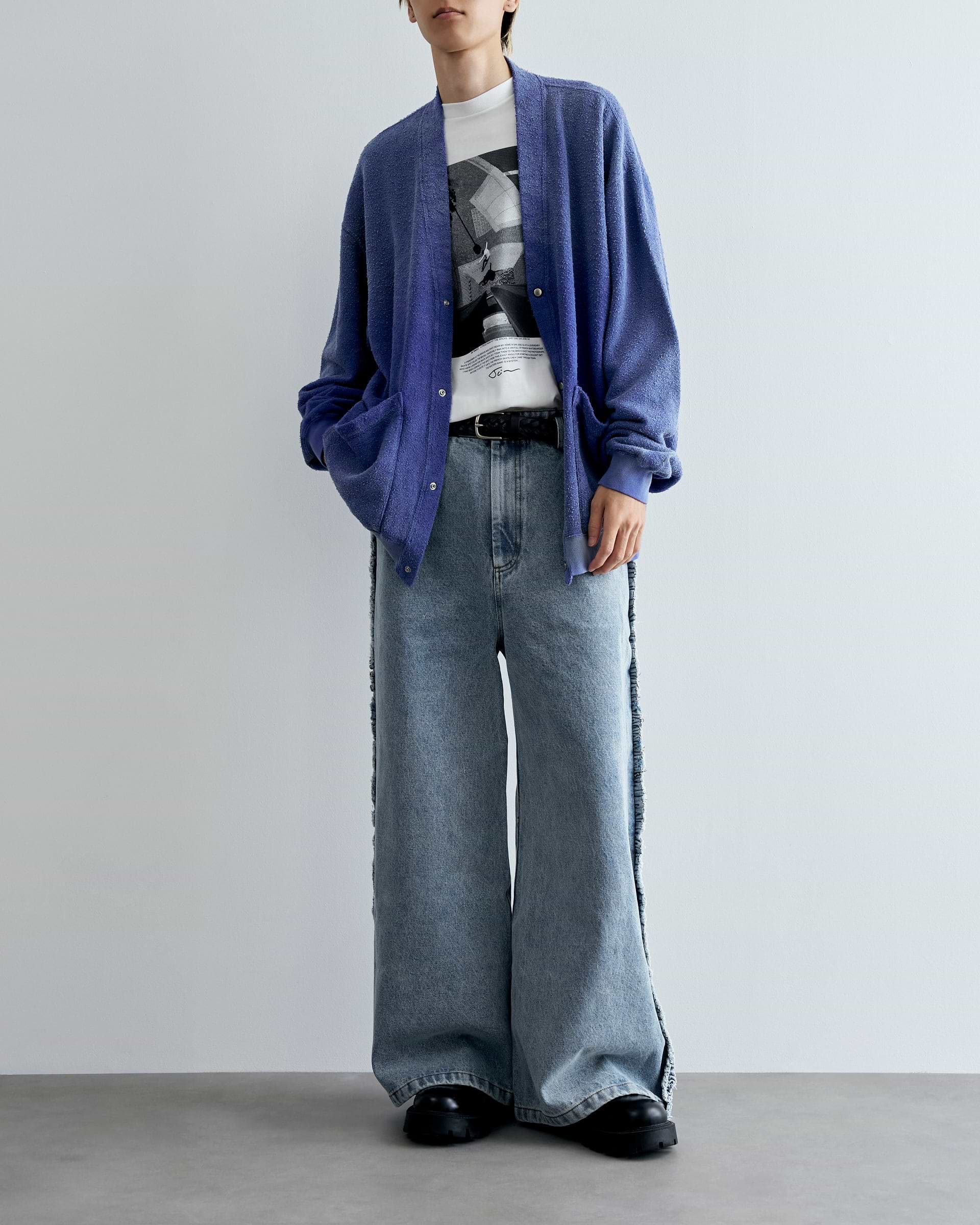 VIVIANO】ラッフルデニムパンツ – ファッションスナップストア