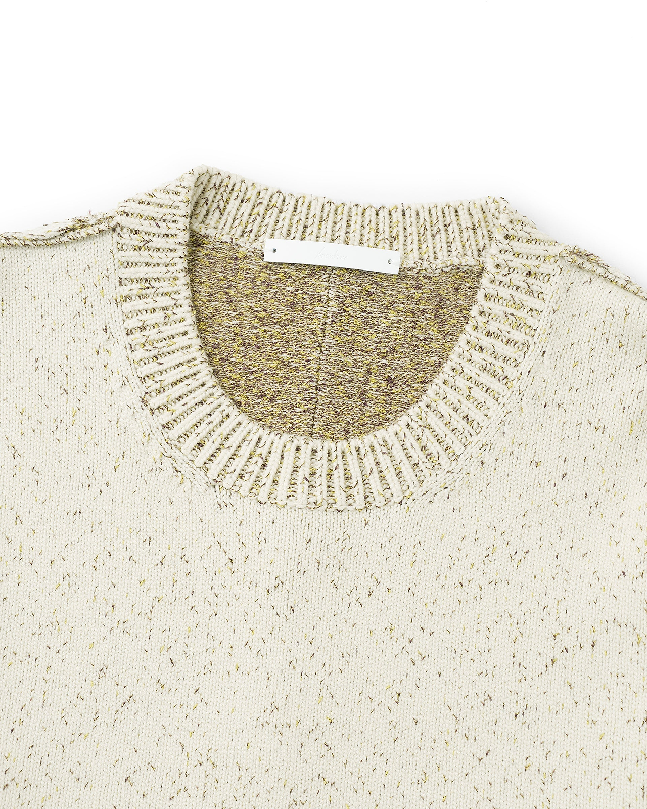 【25AW】コットンブレンドニットプルオーバー