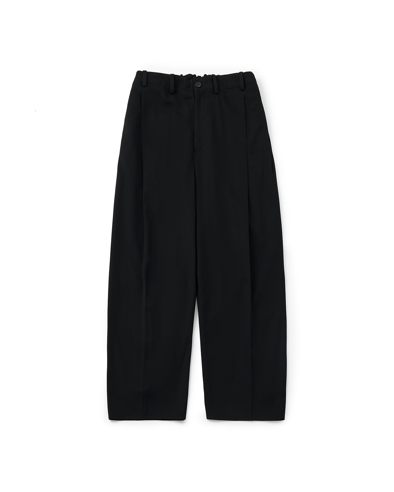 【25AW】ドレーピングクロッチボックスプリーツトラウザーズ