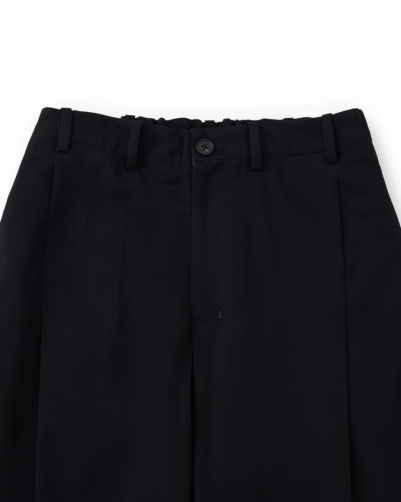 【25AW】ドレーピングクロッチボックスプリーツトラウザーズ
