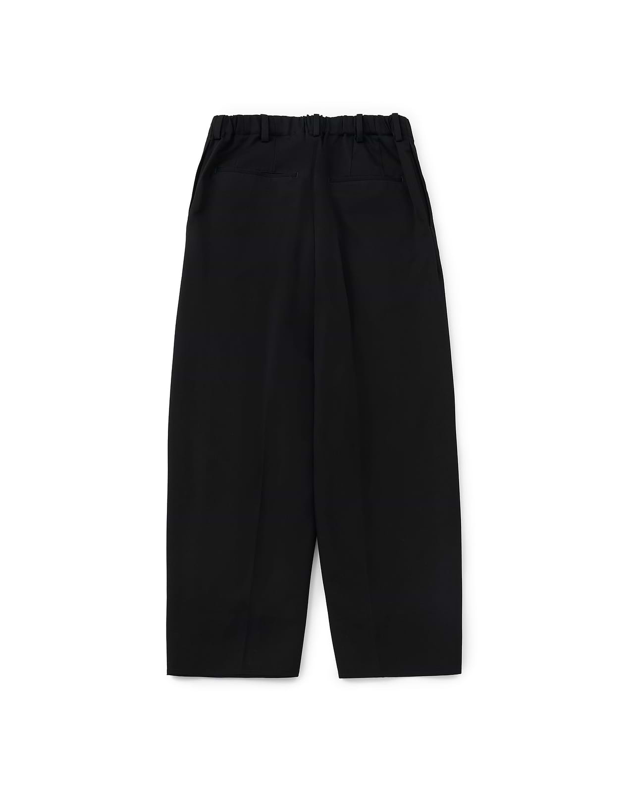 【25AW】ドレーピングクロッチボックスプリーツトラウザーズ