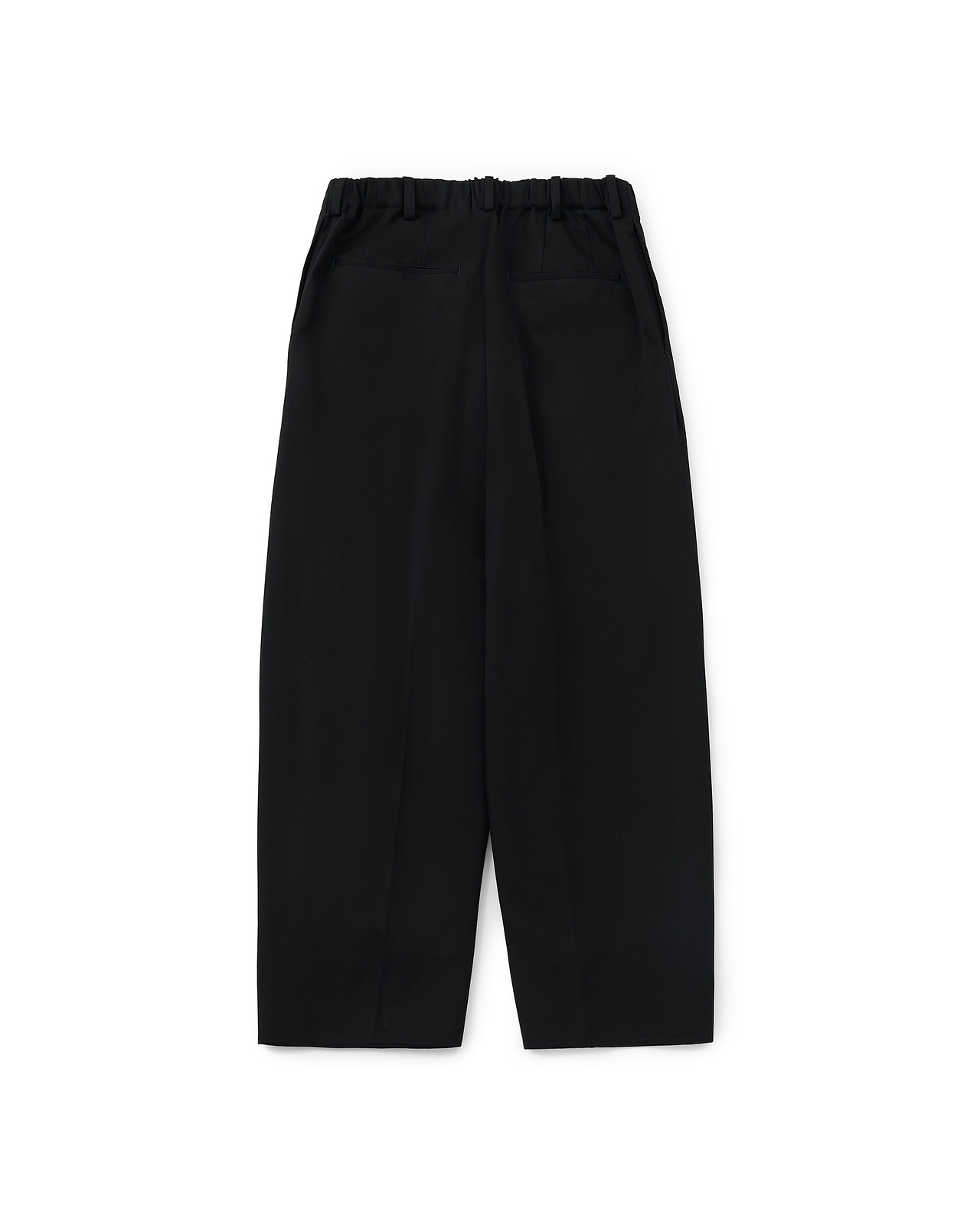 【25AW】ドレーピングクロッチボックスプリーツトラウザーズ