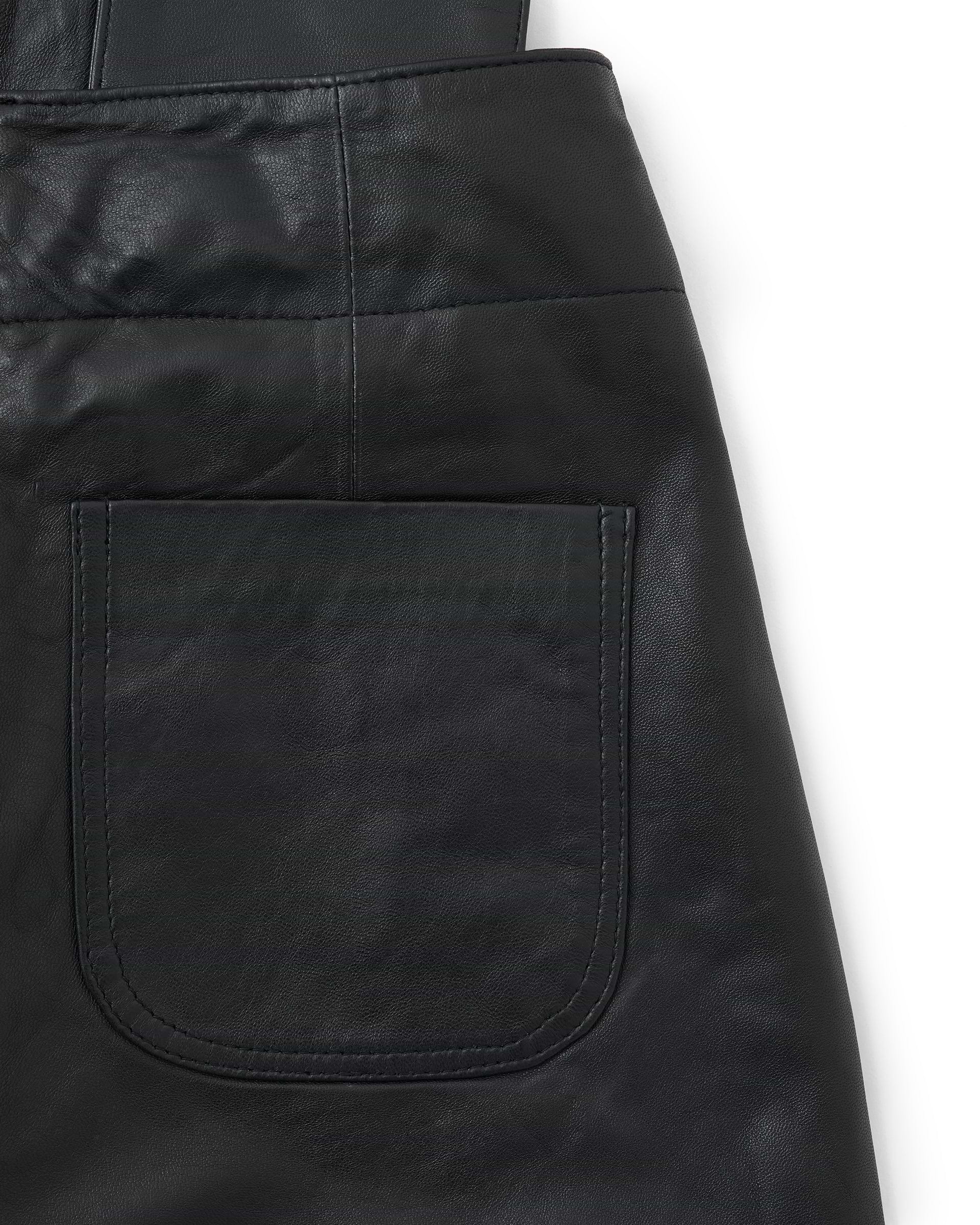 SEEALL】レザータスキパンツ ブラック | 海外製 オールインワン | F