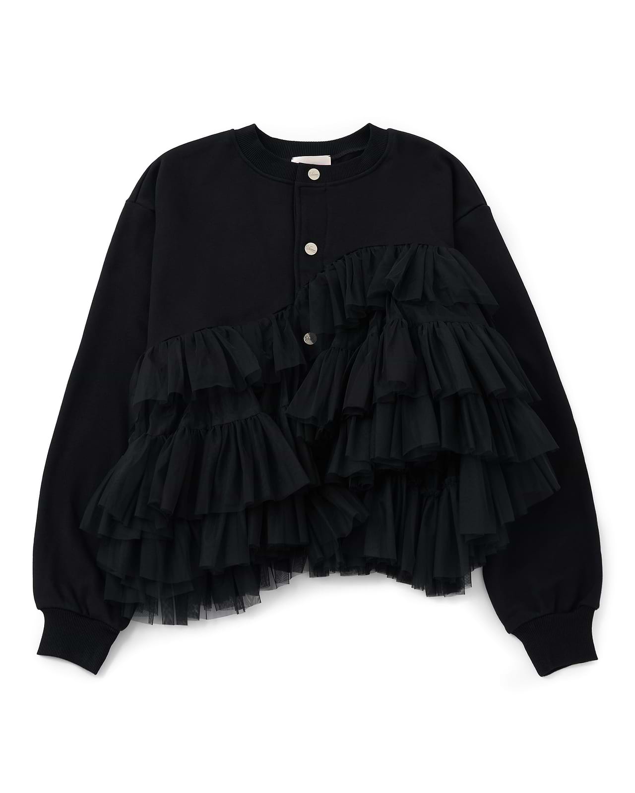 【25AW】チュールジャージーカーディガン
