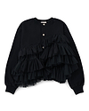 【25AW】チュールジャージーカーディガン
