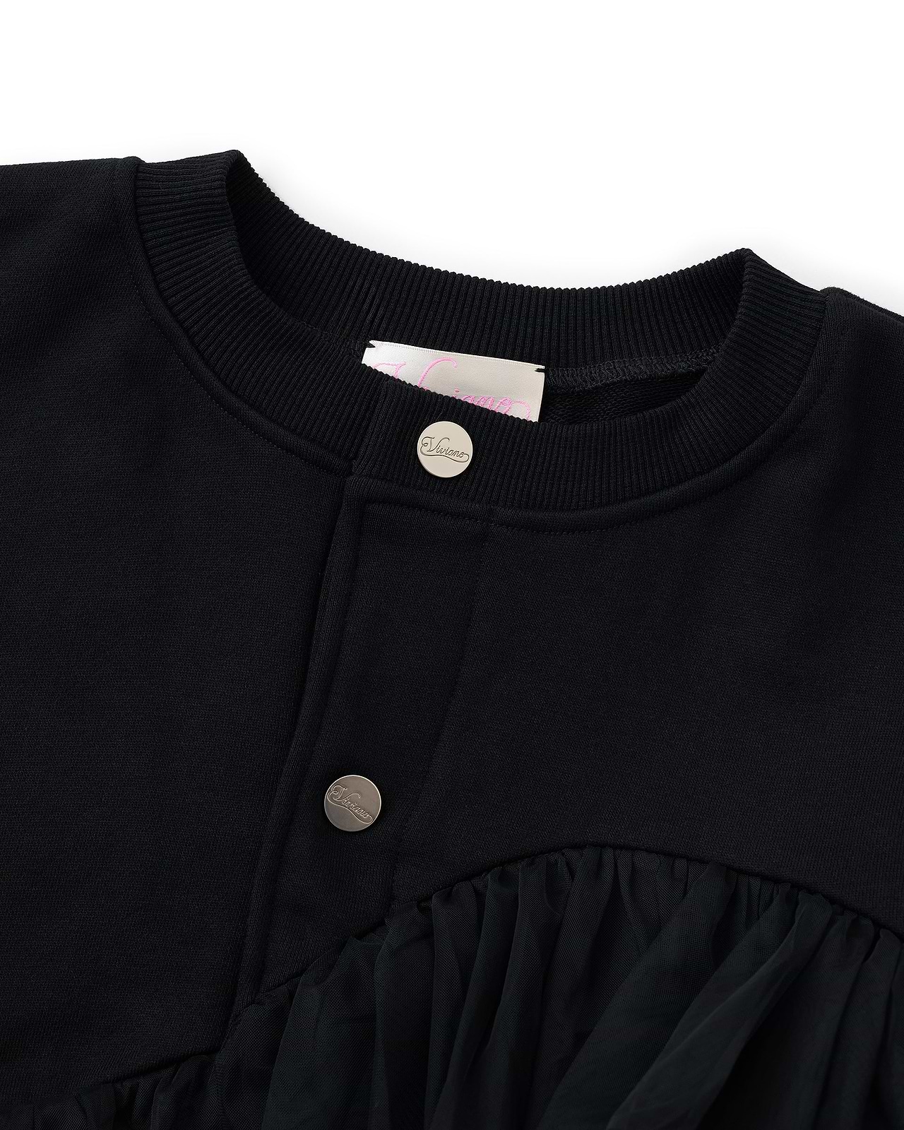 【25AW】チュールジャージーカーディガン