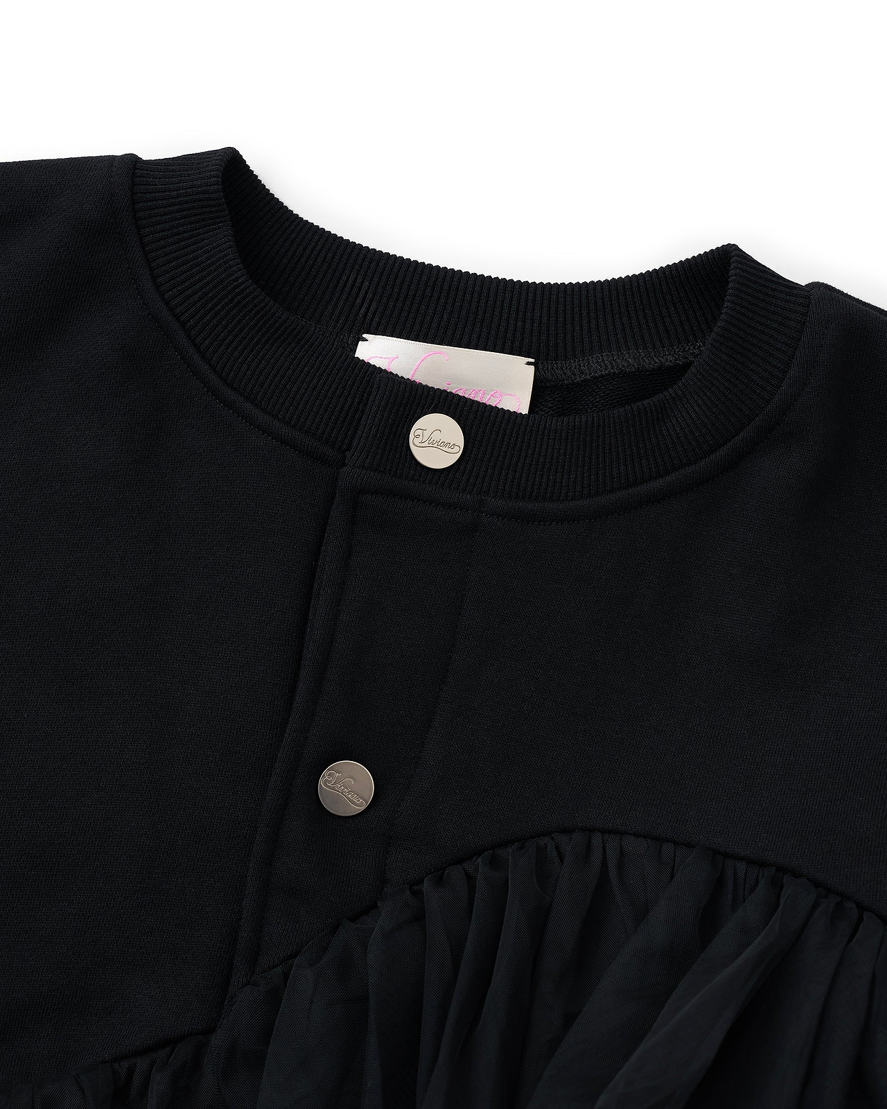 【25AW】チュールジャージーカーディガン