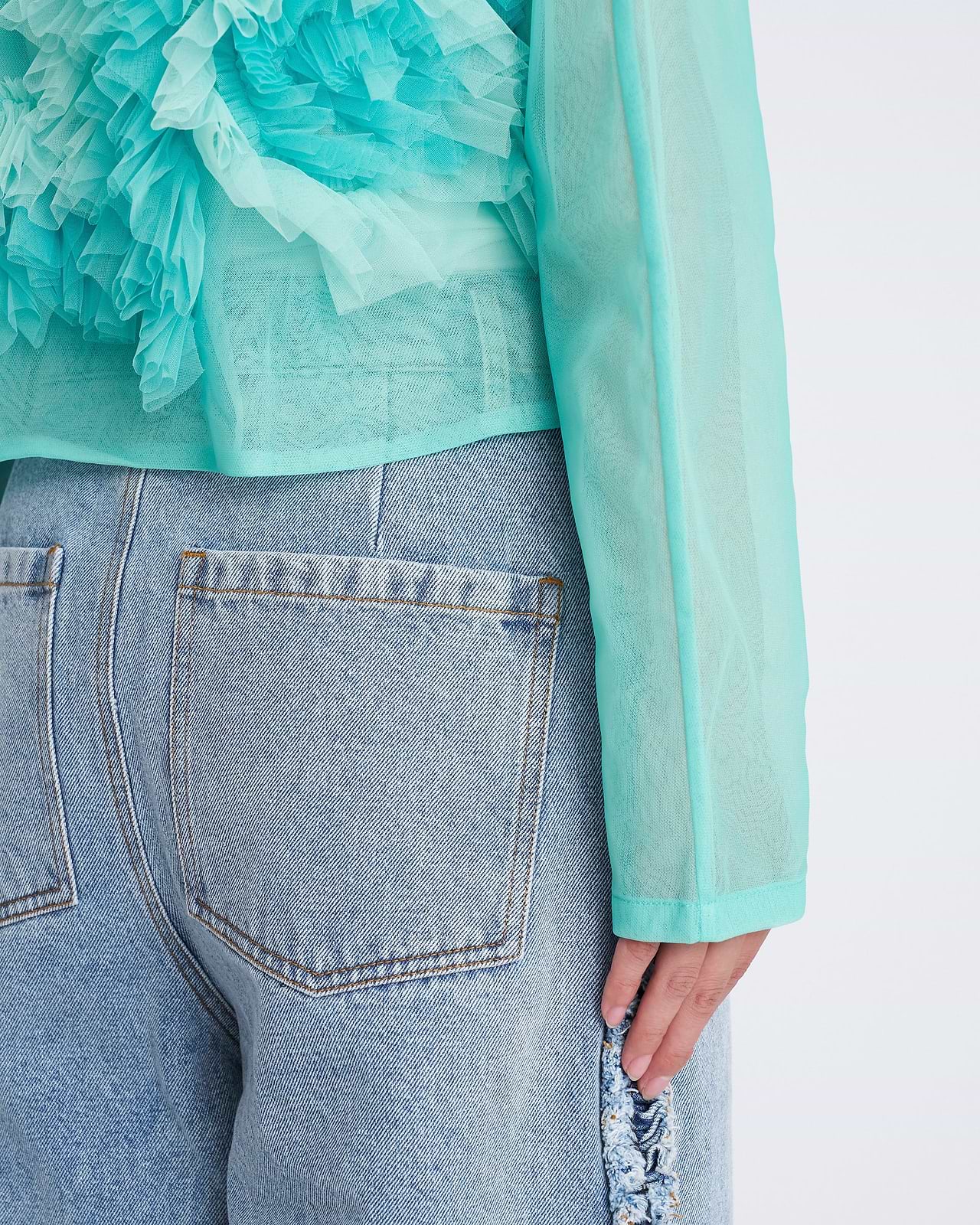 【25AW】フラワーチュールカーディガン