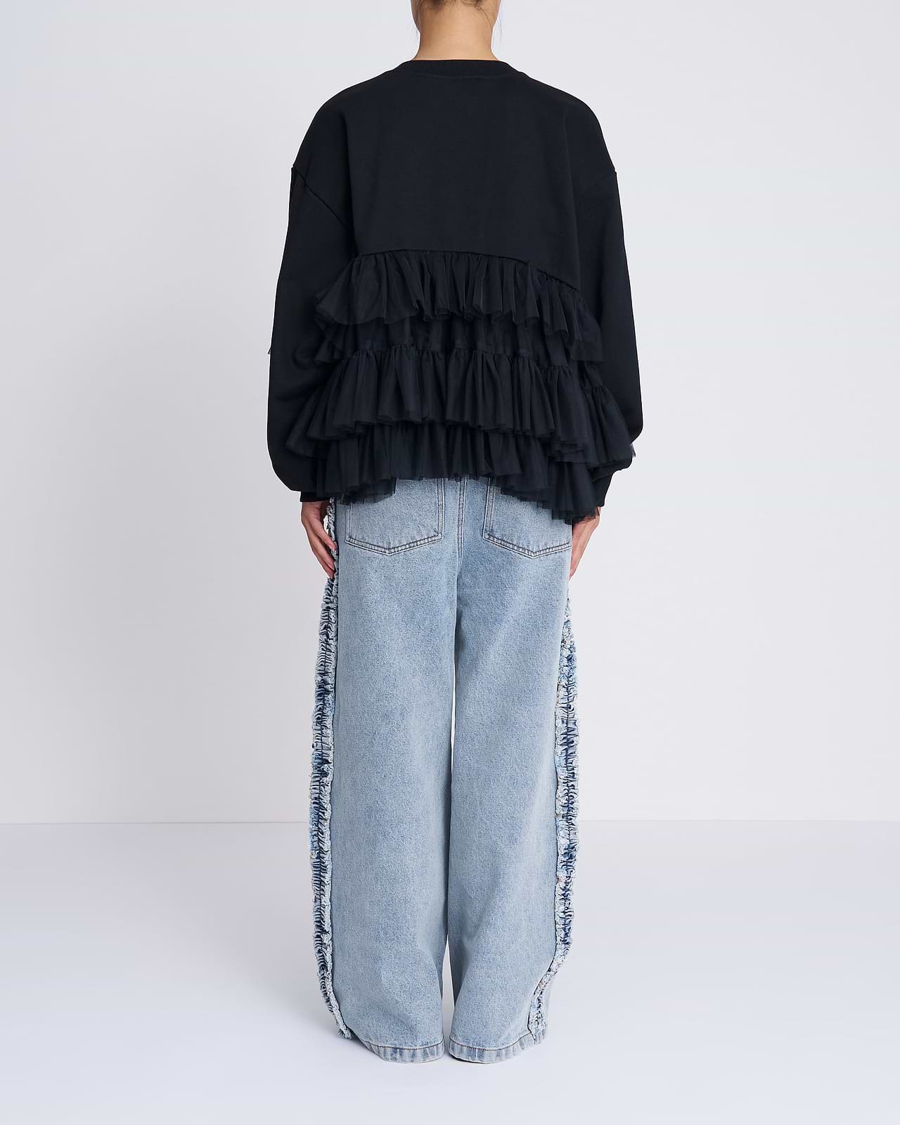 【25AW】チュールジャージーカーディガン