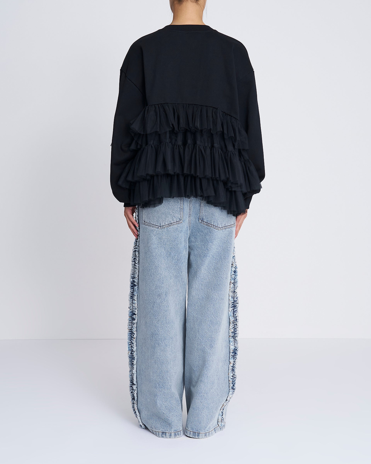 【25AW】チュールジャージーカーディガン
