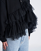 【25AW】チュールジャージーカーディガン